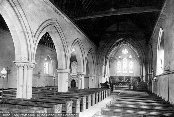 Photo of Burton In Lonsdale, All Saints Church Interior 1890