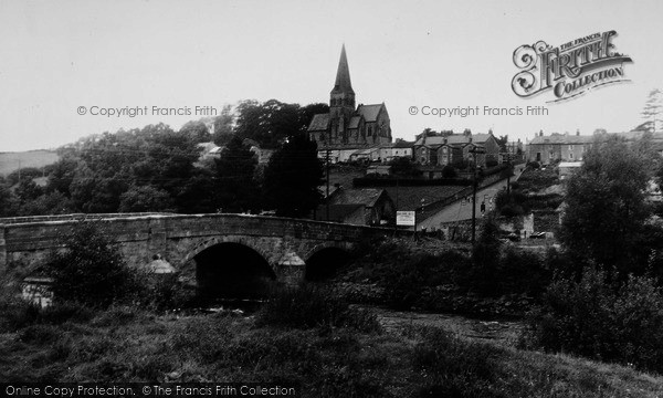 Photo of Burton In Lonsdale, The Bridge And All Saints Church c.1960