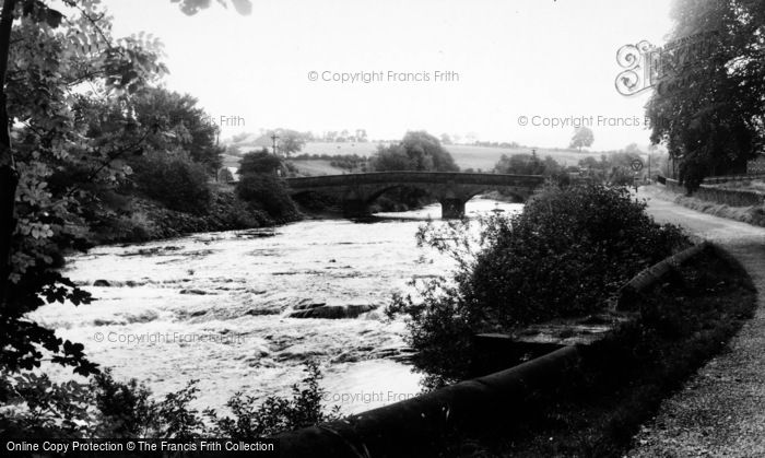 Photo of Burton In Lonsdale, The River And Bridge c.1960
