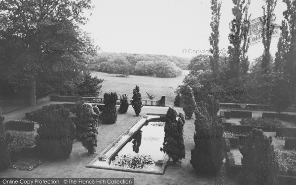 Photo of Burton, Italian Gardens, Burton Manor College c.1960