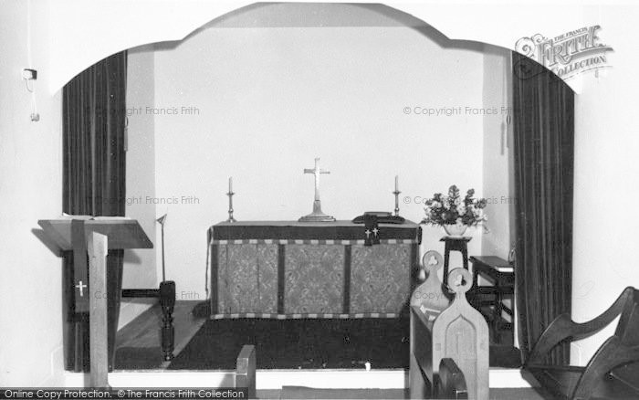 Photo of Burton On The Wolds, St Philip's Church Altar c.1960