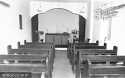 St Philip's Church Interior c.1960, Burton On The Wolds