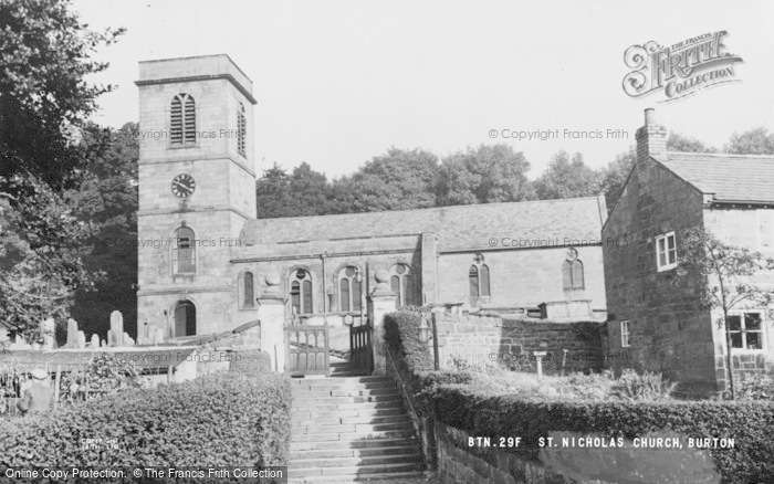 Photo of Burton, St Nicholas Church c.1960