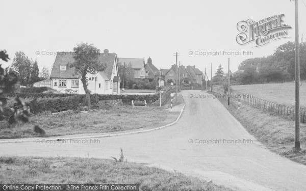 Photo of Burton, The Village c.1955