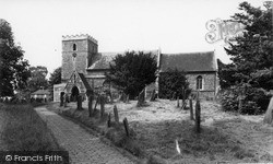 The Parish Church c.1955, Burton Upon Stather