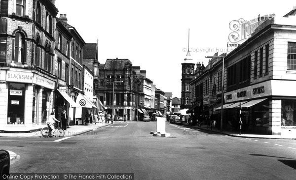 Photo of Burton Upon Trent, High Street 1961