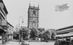 Burton upon Trent, St Modwen's Church c1955