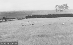 View Of Moel Famau c.1960, Burton