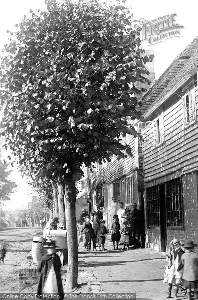 Photo of Burwash, The Village 1889