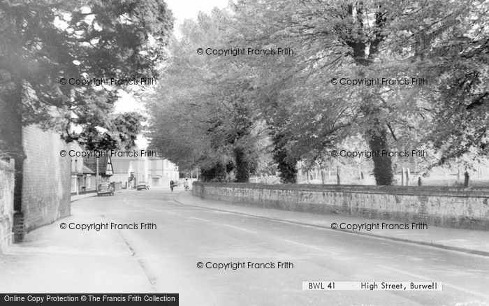 Photo of Burwell, High Street c.1960
