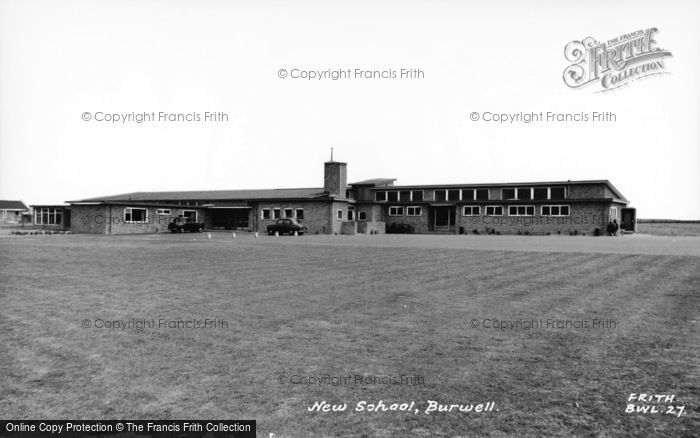 Photo of Burwell, New School c.1960