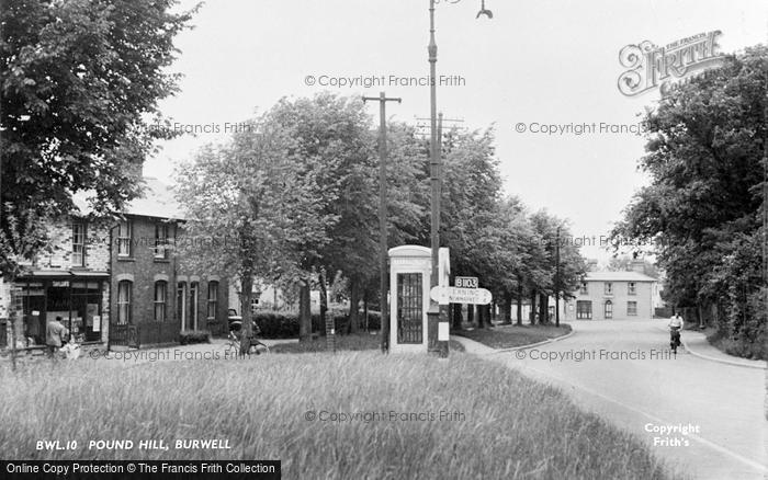 Photo of Burwell, Pound Hill c.1955