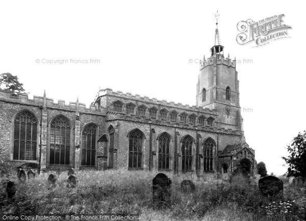 Photo of Burwell, St Mary's Church c.1955