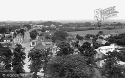 Village From Church Tower c.1955, Burwell