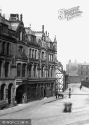 Castle Buildings, Market Place 1895, Bury