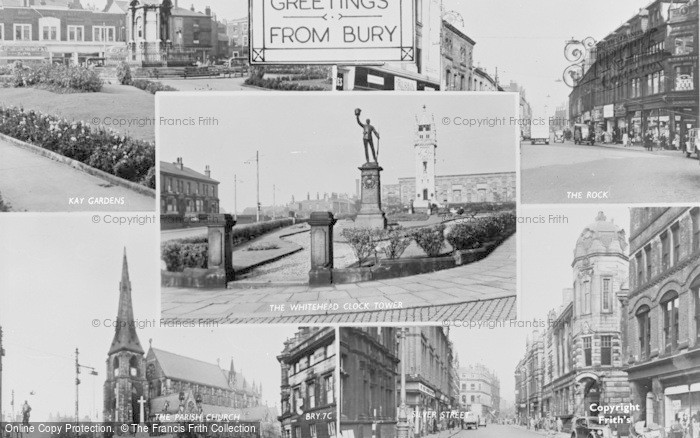 Photo of Bury, Composite c.1955