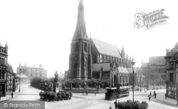 Market Place And Church 1902, Bury