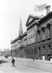 Market Street And Town Hall 1895, Bury