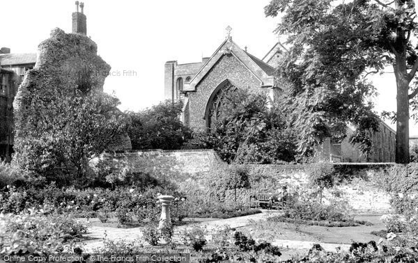 Photo of Bury St Edmunds, Abbey Gardens, The Rose Garden c.1955