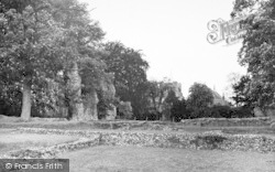 Abbey Ruins c.1955, Bury St Edmunds