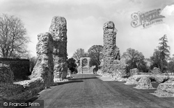 Abbey Ruins c.1962, Bury St Edmunds