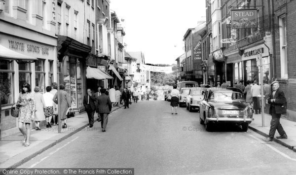 Photo of Bury St Edmunds, Abbeygate Street c.1965