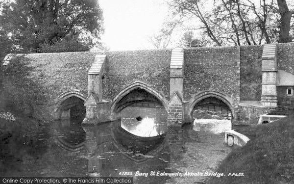 Photo of Bury St Edmunds, Abbot's Bridge 1898
