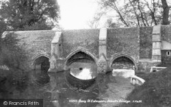 Abbot's Bridge 1898, Bury St Edmunds