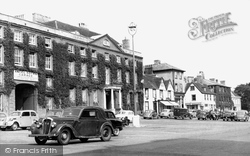Angel Hill c.1955, Bury St Edmunds