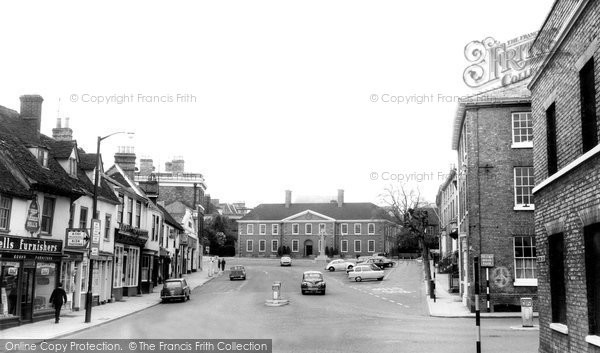 Photo of Bury St Edmunds, Angel Hill c.1965