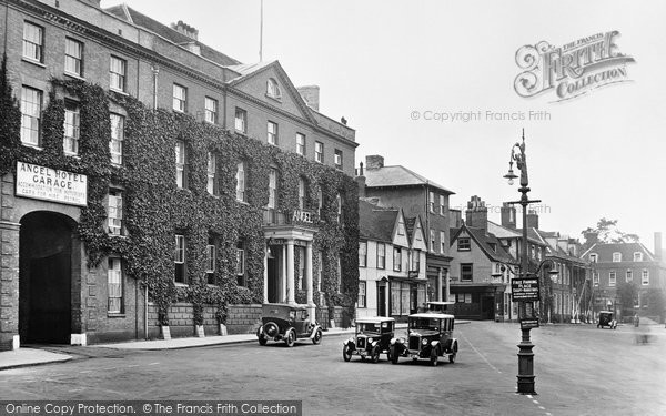 Photo of Bury St Edmunds, Angel Hotel 1929