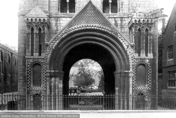 Photo of Bury St Edmunds, Arch Of Norman Tower 1898