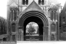 Arch Of Norman Tower 1898, Bury St Edmunds