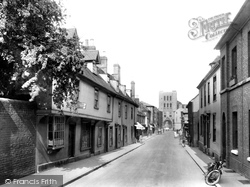 Churchgate Street 1929, Bury St Edmunds