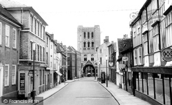Churchgate Street c.1955, Bury St Edmunds