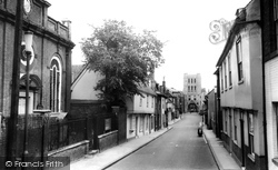 Churchgate Street c.1965, Bury St Edmunds