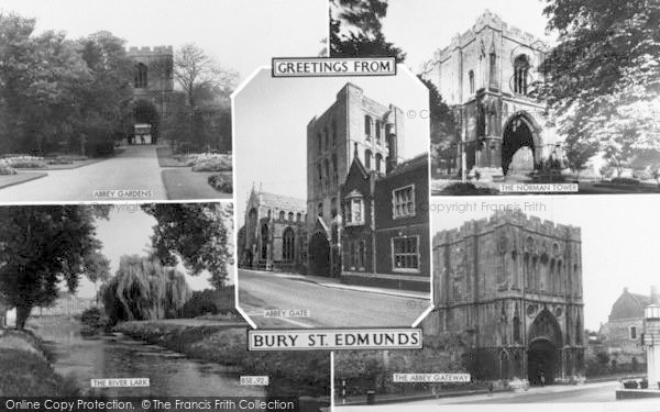 Photo of Bury St Edmunds, Composite c.1965