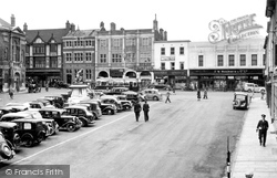Cornhill c.1950, Bury St Edmunds