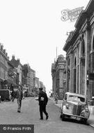 Crossing, Cornhill c.1950, Bury St Edmunds