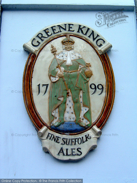 Photo of Bury St Edmunds, Greene King Logo 2004