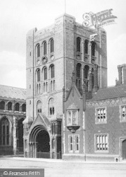 Norman Tower c.1900, Bury St Edmunds