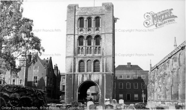Photo of Bury St Edmunds, Norman Tower c.1955