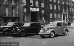 Old Cars At The Angel Hotel c.1955, Bury St Edmunds