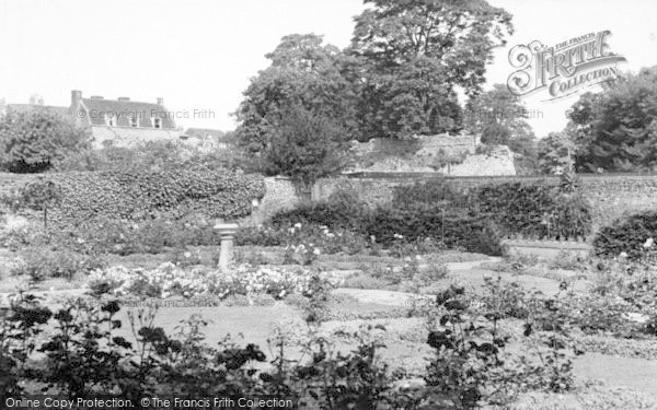 Photo of Bury St Edmunds, Rose Garden c.1960