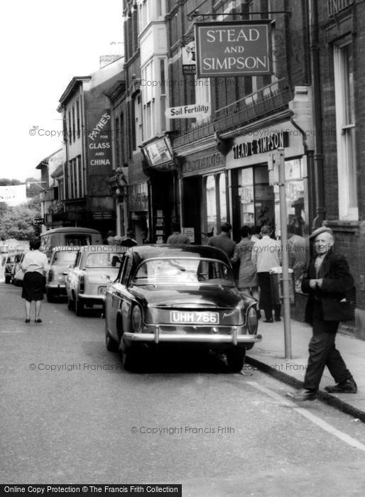 Photo of Bury St Edmunds, Shoppers, Abbeygate Street c.1965