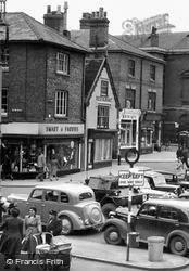 Shops, The Market Cross c.1950, Bury St Edmunds