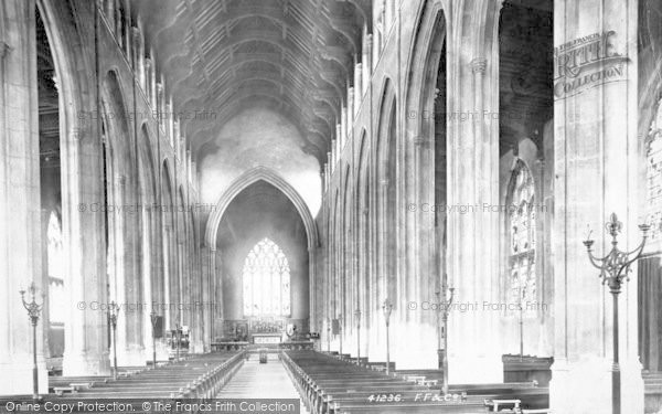Photo of Bury St Edmunds, St James's Cathedral Church Interior 1898