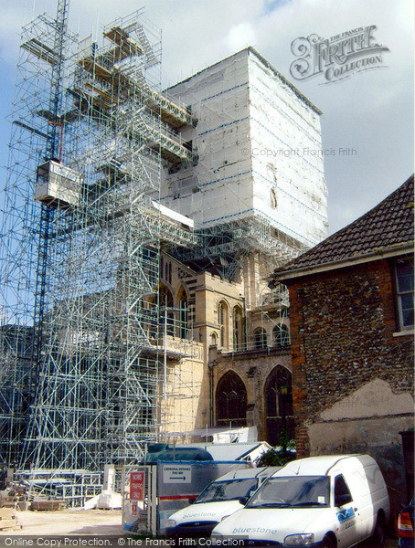 Photo of Bury St Edmunds, St James Tower Under Construction 2004