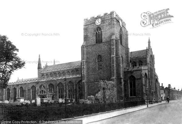 Photo of Bury St Edmunds, St Mary's Church 1898