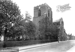 St Mary's Church 1922, Bury St Edmunds